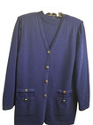 ST. JOHN COLLECTION by Marie Gray SZ 12 Royal Blue 3 piece Pant Suit Classic! — photo 2