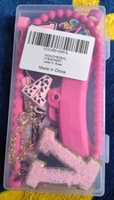 Zybideal Stanley Accessories Letter V Initial Set Rose Pink Toppers Strap Accent