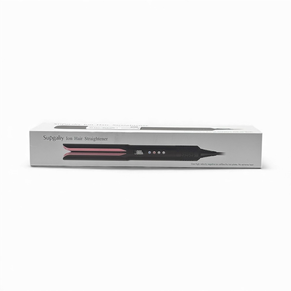 SUPGALIY EF088 2-in-1 Wet to Dry Hair Straightener & Dryer – Matte Black