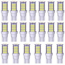 T10 921 194 168 Bulbs Cool White 20-Packs, Super Bright 3014 42-SMD 12 Volt R...