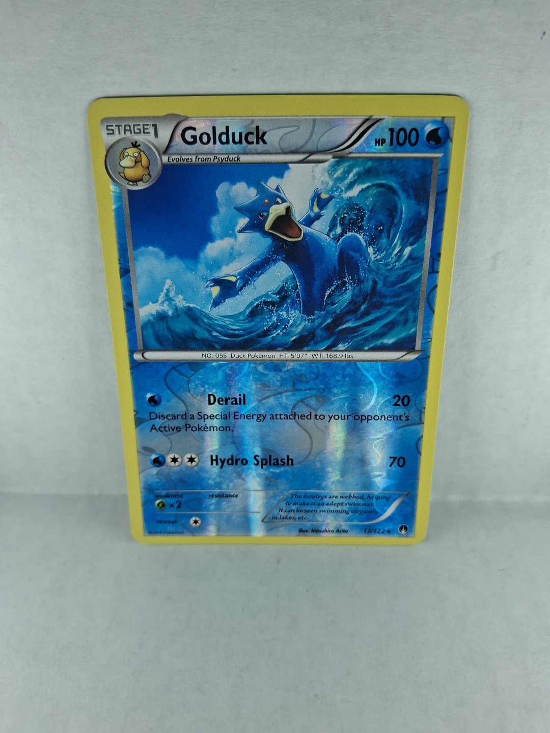 Pokémon TCG Golduck Reverse Holo 17/122 Breakpoint Near Mint
