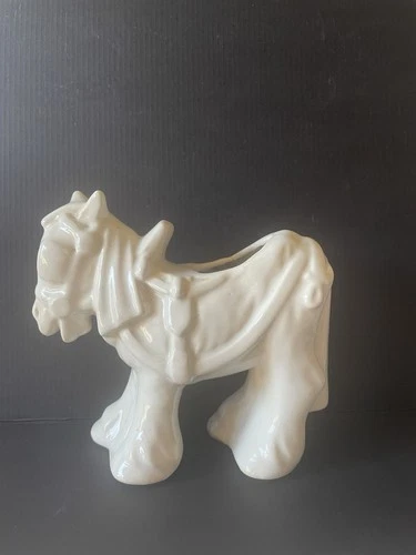 Vintage McCoy Art Pottery Draft Horse Planters From The 50’s