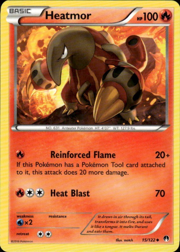 Heatmor Uncommon XY - BREAKpoint 15/122 MP Pokemon TCG
