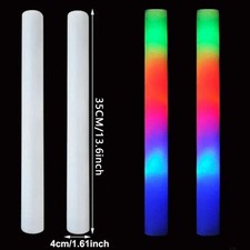 Set of 108-1080 LED Light Sticks, Christmas Multicoloured Foam Flashing Sticks