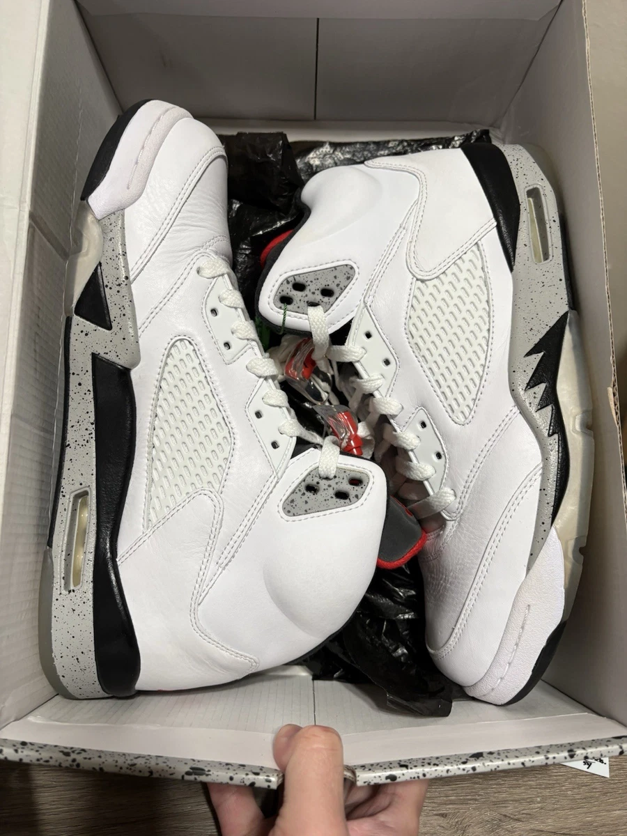 Jordan 5 Retro White Cement | eBay