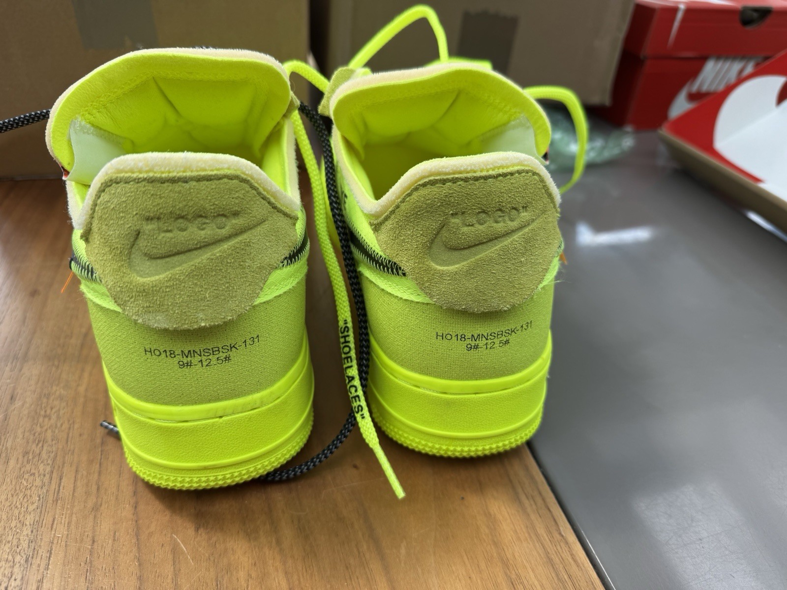 OFF WHITE X NIKE Nike Off White x Air Force 1 Low Volt Taglia 9 UK