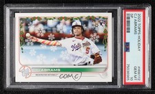 2022 Topps Holiday Mega Box Variation CJ Abrams #HW112 PSA 10 GEM MT 0e2x