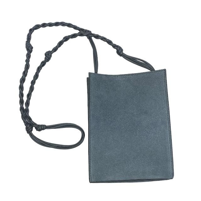 JIL SANDER Tangle Small Leather Pochette Shoulder Bag Logo Leather