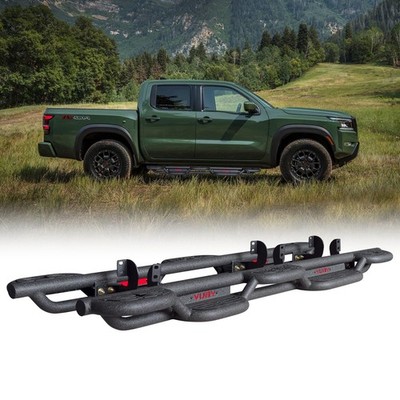 Drop Down Side Step Bars Running Boards for 2005-2025 Frontier Crew Cab