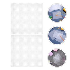  10 Pcs Kunststoff-leinwandmaterial Leere Bas...