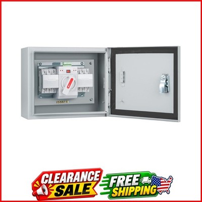 125 Amp 3P Dual Power Automatic Transfer Switch, 120/240V Generator Changeove...