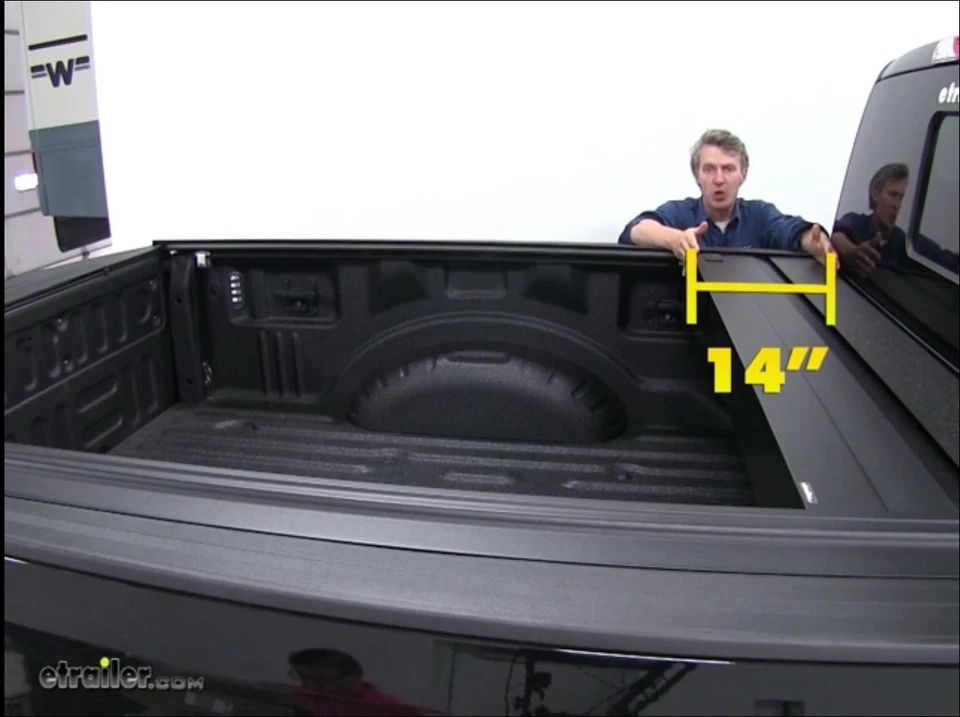 For Ram 2500 11-24 PowertraxPRO MX Hard Automatic Retractable Tonneau Cover - Image 2 of 4