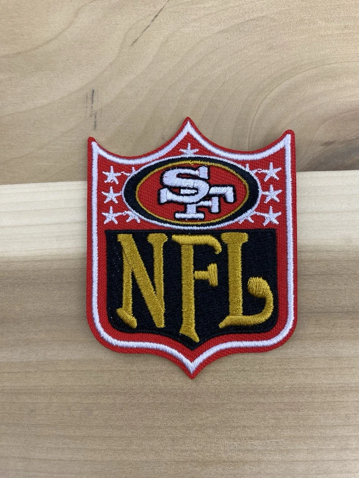 San Francisco 49ers NFL FOOTBALL 2” X 3”Embroidered Iron On Patch