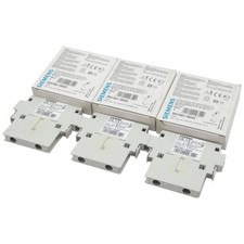 3x Siemens 3RH1921-1EA02 E-Stand: 06 Auxiliary Switch Block -Unused/Original Packaging-