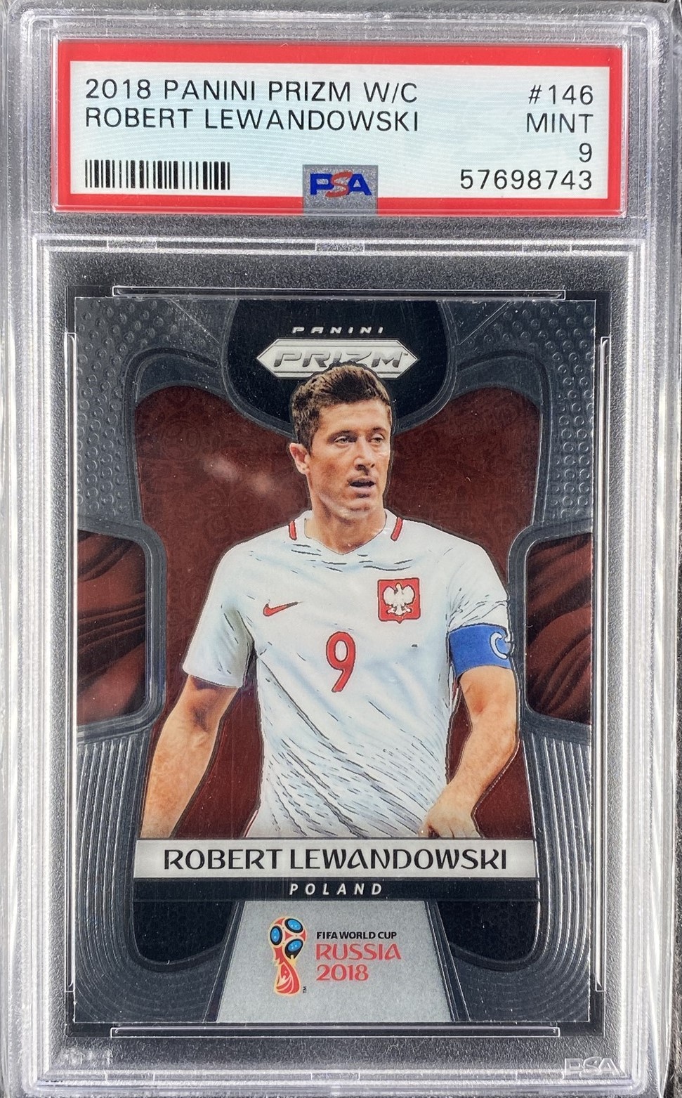 Lewandowski, Robert - 2018 Prizm World Cup - PSA 9 - 57698743