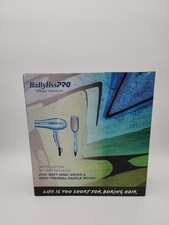 BaByliss Pro Nano Titanium 2000 Watt Ionic Dryer  Thermal Paddle Brush New