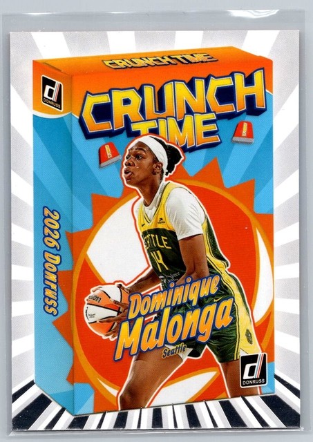 2026 Donruss WNBA #4 Dominique Malonga Crunch Time