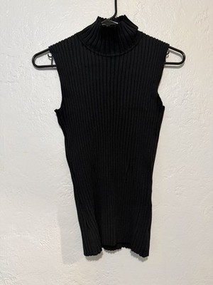 August Silk Knits Sweater Sleeveless Top Shirt Women's Small