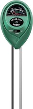 VIVOSUN Soil Tester, 3-in-1 Plant Moisture Meter Light and PH Tester for Home