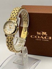 Coach Quartz Women's Analog White Dial Battery Powered Wristwatch