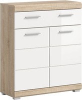 Xonox.Home Badkommode Schrank Kommode Badschrank Lambada Sonoma Hell 74X88X31 Cm