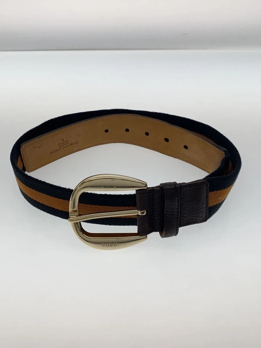 Ceinture GUCCI cuir marron homme 268237 1476 85 34 Occasion