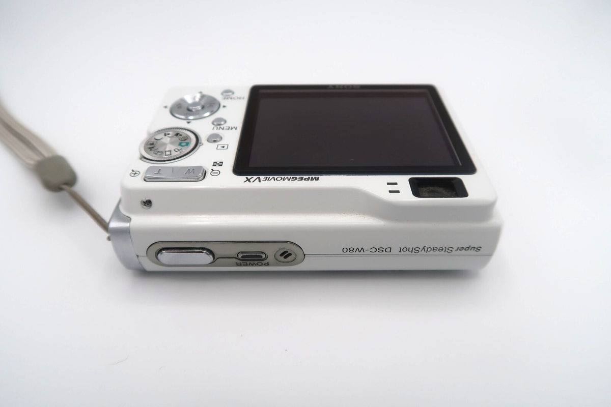 SONY DSC-W80 デジタルカメラ ホワイト ソニー Sony Cyber-shot Super