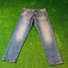 G-star Kate Jeans Womens 32 Boyfriend fit zip fly whiskering blue denim trousers