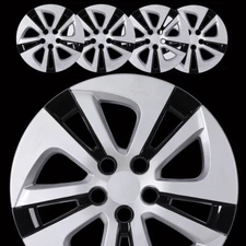 4PCS for Toyota Prius 2016-2022 Silver Black 15" Wheel Covers Hub Caps Rim Skins