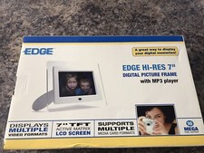 Edge Hi-Res 7" Digital Picture Frame with MP3 Player