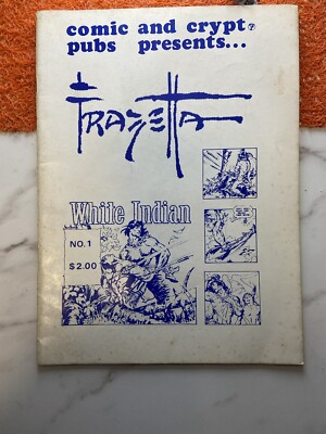 1972 COMIC And CRYPT Publishing WHITE INDIAN #1 FRANK FRAZETTA - Rare - VG/FN
