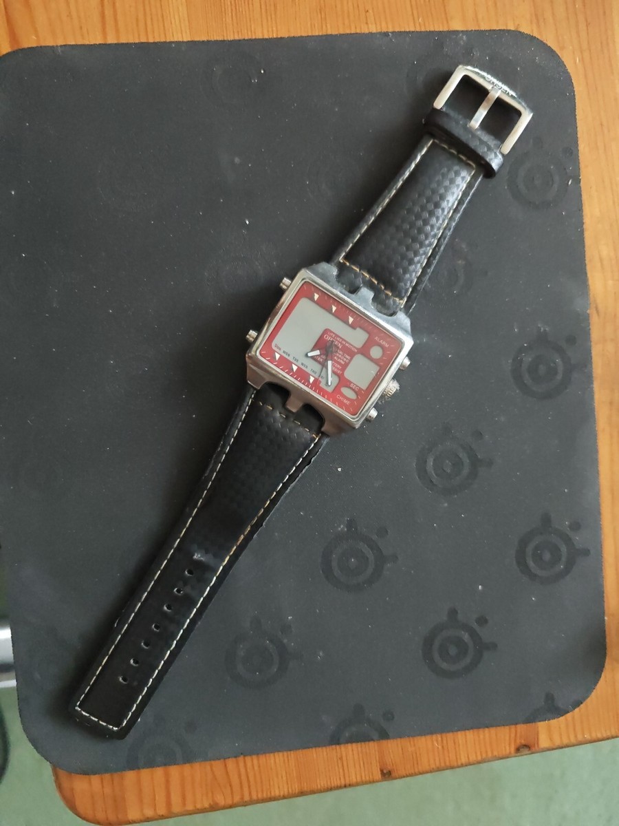 Ohsen Mens Watch, Stainless Steel, Used, 3atm Water Resistant