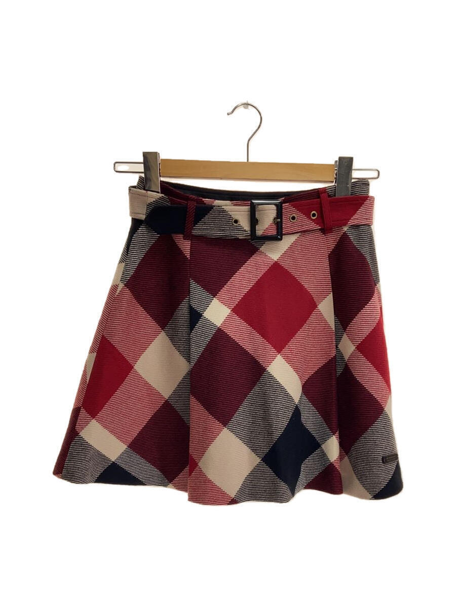 Used Burberry London Skirt/38/Wool/Red/Check/E1S0… - image 1