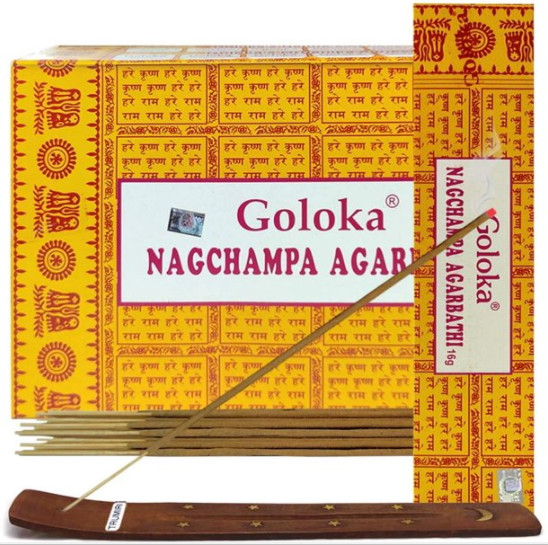 Goloka 15gm Incense Sticks Trumiri Scents Pack for Healing Meditation & Prayer.