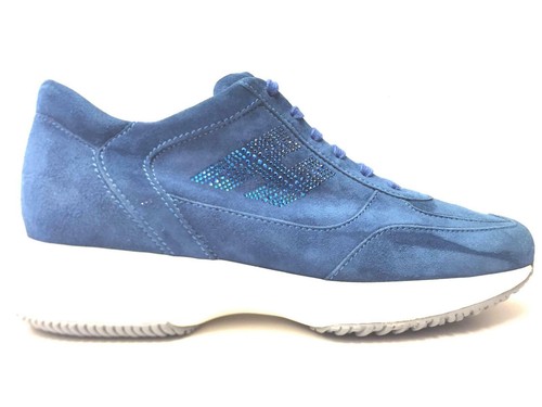 SCARPE CASUAL DONNA HOGAN HXW00N06001CR0U214 INTERACTIVE H PELLE ORIGINALE  PE | eBay