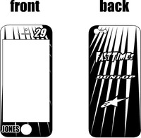 I-phone Sticker Kit By Fast Times (black) Lines Series I-phone Sticker Kit By Fast Times (black) Lines Series