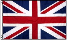 4x6 United Kingdom Flag UK Nylon Embroidered Sewn Stripes British