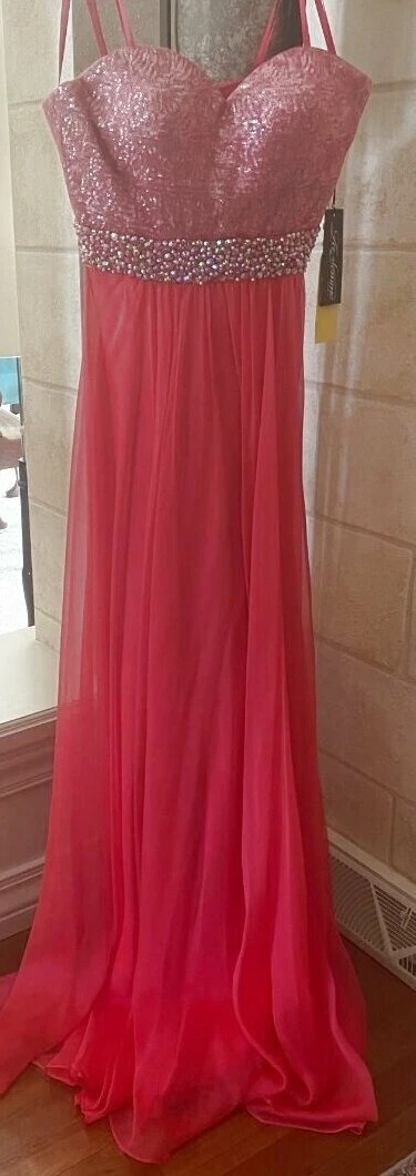 Light red cheap gown