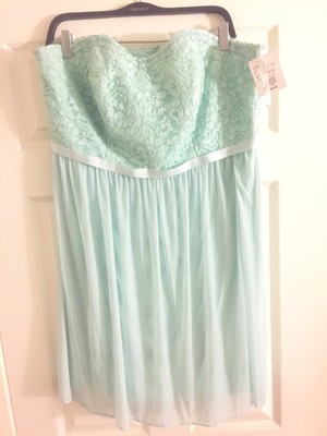 david's bridal mint bridesmaid dress