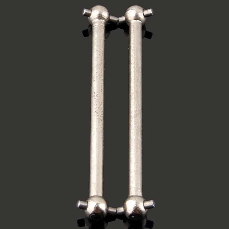 2PCS RC 06006 Silver Centre Front Dogbone 76mm For HSP Nitro 1:10 Buggy Truck - Bild 2 von 4