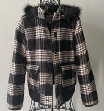 Justice Girl Hooded Winter Jacket with Hood Size 16