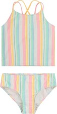 Girls HURLEY NWOT Size 14 Striped 2-piece Tankini Swimsuit UPF 50
