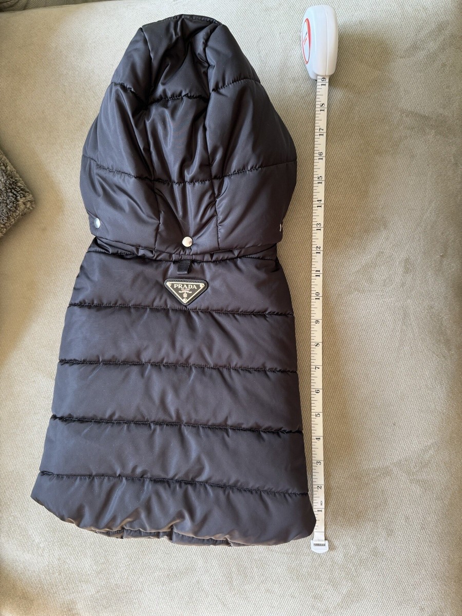 PRADA pet clothing 2YX0052DMIF0002M Nylon Black #M for sale online