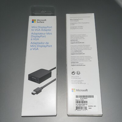 Microsoft Surface Mini DisplayPort to VGA Adapter EJQ-00001 *NEW*