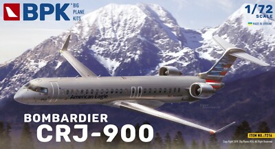 Bombardier CRJ-900  (Plastic model kit) 1/72 BPK 7216