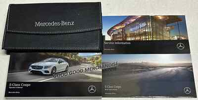2018 MERCEDES BENZ E-CLASS OWNERS MANUAL LUXURY SPORT COUPE V6 3.0L 4MATIC