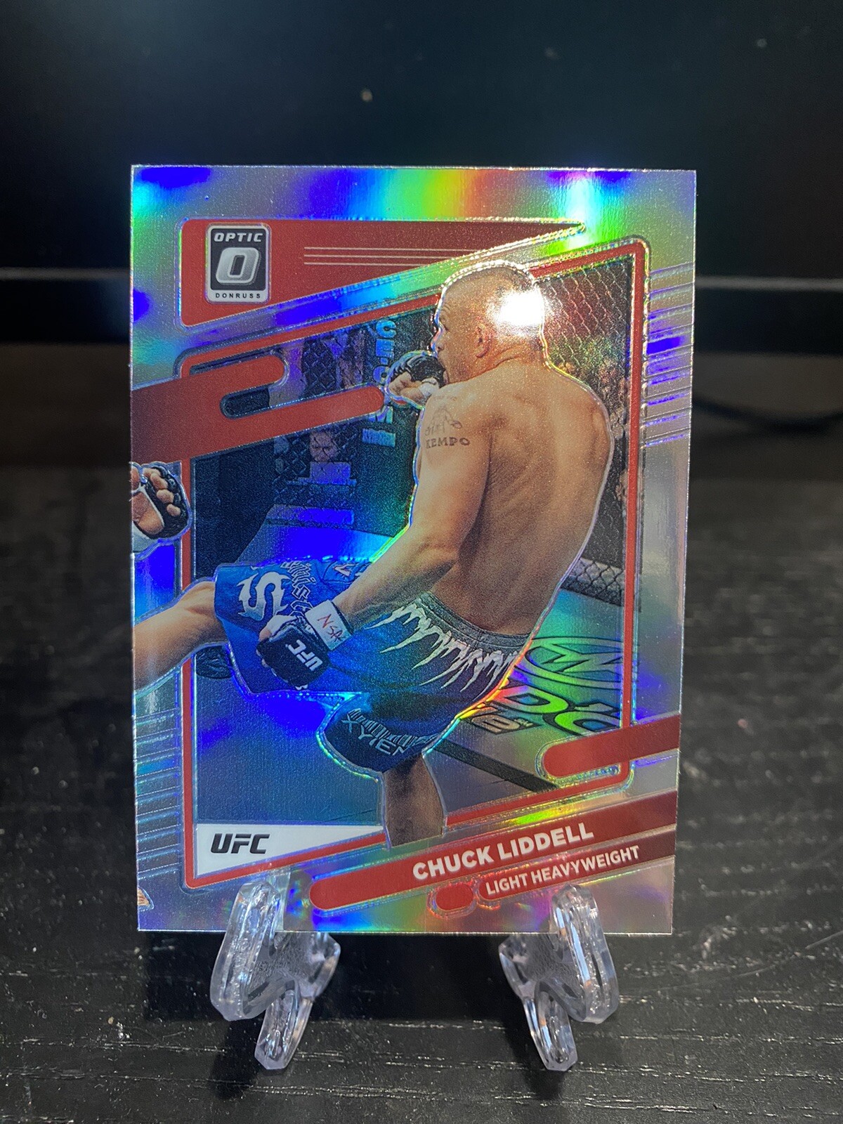 2022 Donruss Optic UFC Chuck Liddell Silver Holo Prizm #17