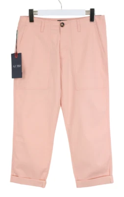 Pantalon Femme ARMANI JEANS EU 40 Capri À Revers Coupe Régulière Rose - Photo 1/4