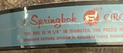 VTG Springbok Circular Jigsaw Puzzle American Civil War 1971 Sealed! HTF RARE - Picture 7 of 7