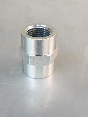  5000-04-04  Hydraulic Adapter Fitting 1/4'' X 1/4'' Female Pipe Coupling